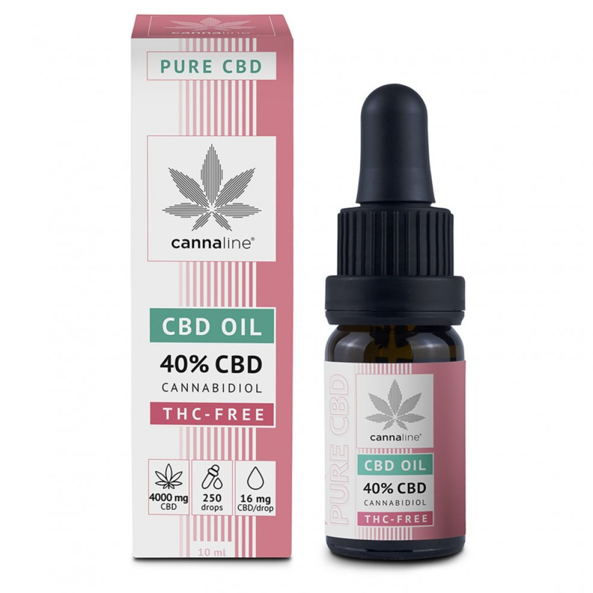 КБД масло 40% - 10мл - CANNALINE - THC FREE
